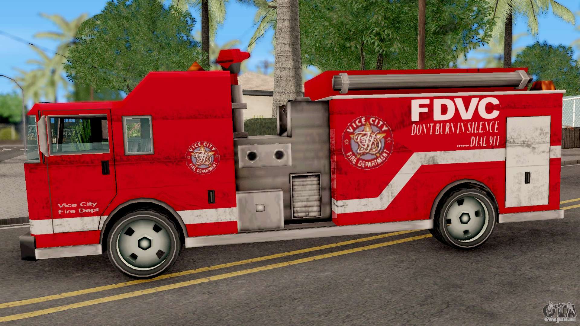 Firetruck From Gta Vcs Pour Gta San Andreas