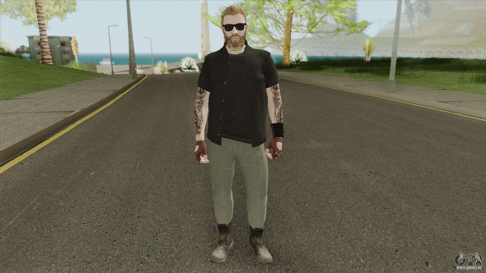 Скин байкера. GTA San Biker Skin. GTA sa Biker Skin. Байкеры ГТА Сан андреас. Skinhead Biker ГТА Сан андреас.