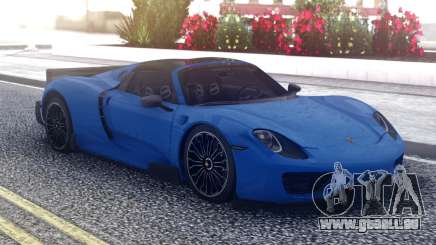 Porsche 918 Spyder Blue für GTA San Andreas
