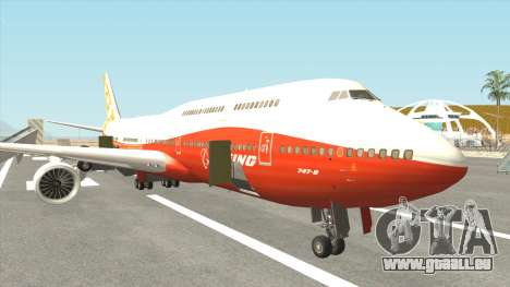 Boeing 747-8i (Boeing House Sunrise) pour GTA San Andreas