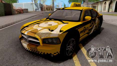 Dodge Charger SRT8 Taxi Itasha für GTA San Andreas