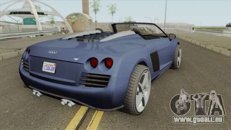 9F Cabrio V1 GTA V pour GTA San Andreas