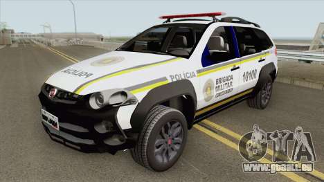 FIat Palio Weekend (Brigada Militar) pour GTA San Andreas