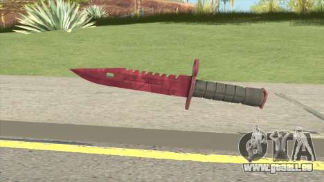 CS:GO M9 Bayonet (Doppler Ruby) für GTA San Andreas