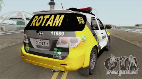 Toyota Hilux SW4 2014 ROTAM PR pour GTA San Andreas