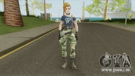 Creative Destruction - Female Soldier für GTA San Andreas