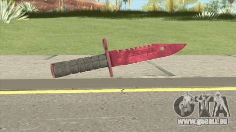 CS:GO M9 Bayonet (Doppler Ruby) für GTA San Andreas