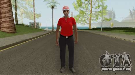 GTA Online Skin V3 (Restaurant Employees) pour GTA San Andreas