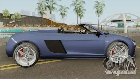 9F Cabrio V1 GTA V pour GTA San Andreas