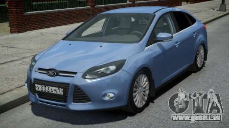 Ford Focus 3 Sedan pour GTA 4