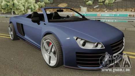 9F Cabrio V1 GTA V pour GTA San Andreas