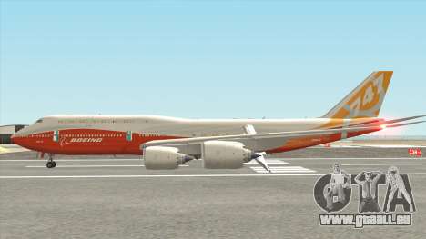 Boeing 747-8i (Boeing House Sunrise) für GTA San Andreas