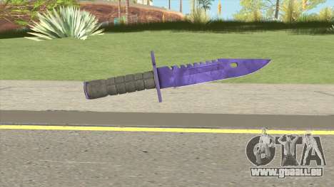 CS:GO M9 Bayonet (Doppler Sapphire) für GTA San Andreas