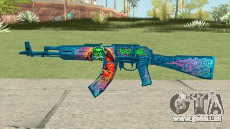Warface AK-103 (Evil Santa) pour GTA San Andreas