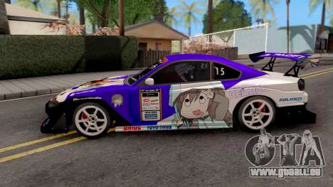 Nissan Silvia S15 Uras D1GP with Mika Girl v2 pour GTA San Andreas