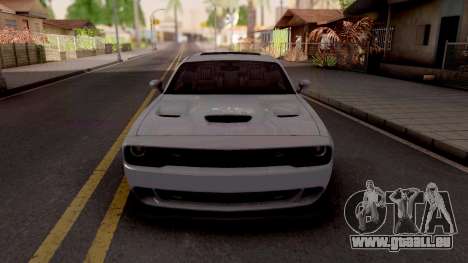 Dodge Challenger Hellcact Lowpoly für GTA San Andreas