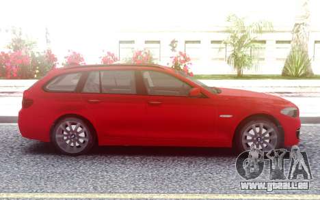 BMW 530D Touring Red pour GTA San Andreas