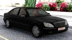 Mercedes-Benz S600 W220 Black pour GTA San Andreas