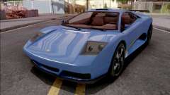 GTA V Pegassi Infernus Blue für GTA San Andreas