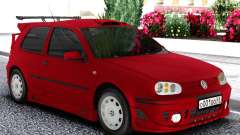 Volkswagen Golf Mk4 1999 Red pour GTA San Andreas