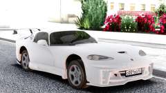 Dodge Viper GTS White pour GTA San Andreas