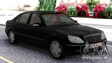 Mercedes-Benz S600 W220 Black für GTA San Andreas