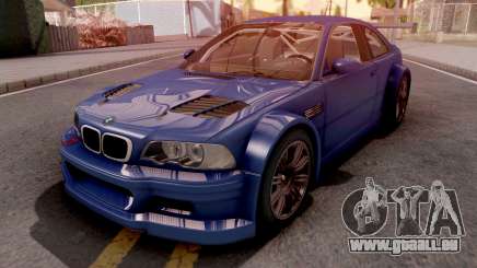 BMW M3 E46 GTR Blue pour GTA San Andreas