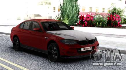 BMW M5 F90 Red-Black pour GTA San Andreas