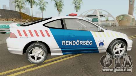 Acura RSX Magyar Rendorseg pour GTA San Andreas