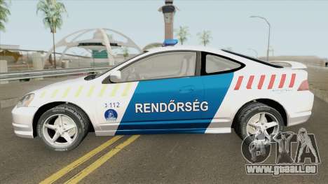 Acura RSX Magyar Rendorseg pour GTA San Andreas