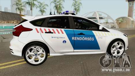 Ford Focus RS Magyar Rendorseg für GTA San Andreas