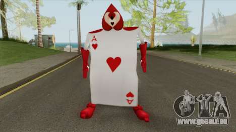 Card Of Hearts (Alice In Wonder Land) für GTA San Andreas