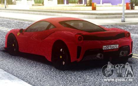 Ferrari 488 Pista 2020 pour GTA San Andreas