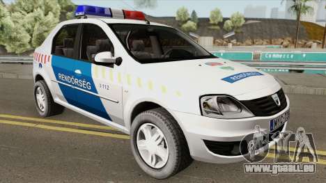 Dacia Logan Magyar Rendorseg pour GTA San Andreas