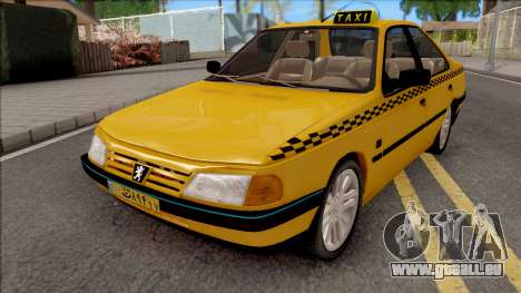 Peugeot 405 GLX Taxi v4 pour GTA San Andreas