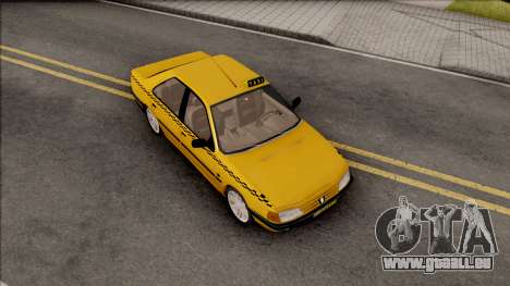Peugeot 405 GLX Taxi v4 pour GTA San Andreas