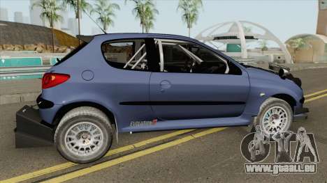 Peugeot 206 Rally (Street) Tuned pour GTA San Andreas