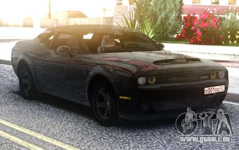 Dodge Challenger SRT Demon pour GTA San Andreas