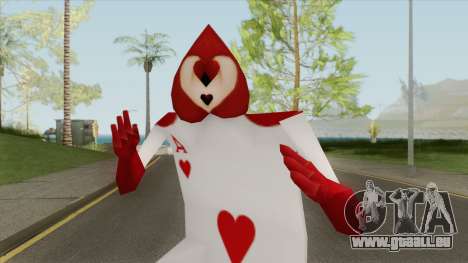 Card Of Hearts (Alice In Wonder Land) pour GTA San Andreas