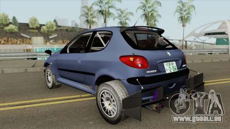 Peugeot 206 Rally (Street) Tuned pour GTA San Andreas