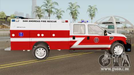 Ford F-250 San Andreas Fire Department 2011 pour GTA San Andreas