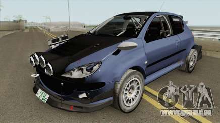 Peugeot 206 Rally (Street) Tuned für GTA San Andreas