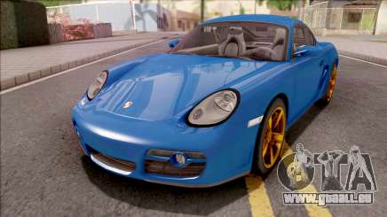 Porsche Cayman S Blue für GTA San Andreas