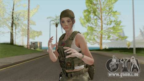 Claire Redfield Military (RE2 Remake) pour GTA San Andreas