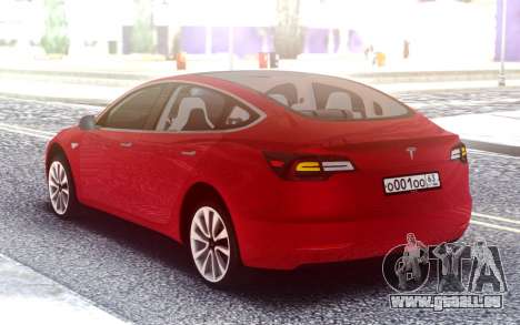 Tesla Model 3 für GTA San Andreas