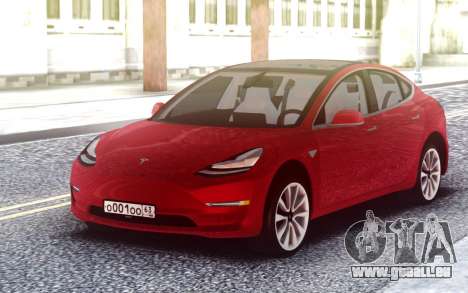 Tesla Model 3 pour GTA San Andreas