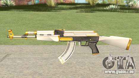AK-47 White Gold für GTA San Andreas