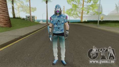 Creative Destruction - Blue Warrior pour GTA San Andreas