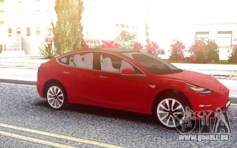 Tesla Model 3 für GTA San Andreas