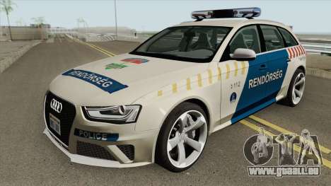 Audi RS4 Avant Magyar Rendorseg pour GTA San Andreas